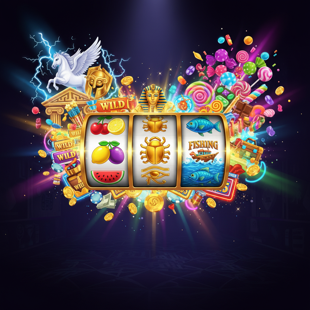 Popular online pokies games including Big Bass Bonanza, Sweet Bonanza, and Gates of Olympus