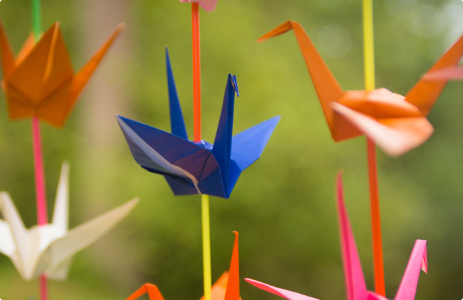 paper cranes