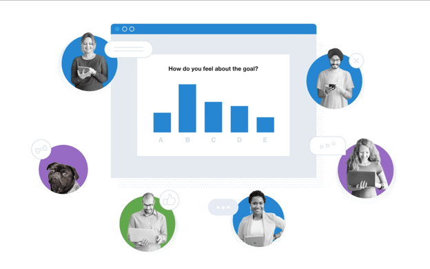 Embedded video about using Poll Everywhere to hear from more people at your organization.