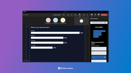 bar-chart-with-response-in microsoft teams