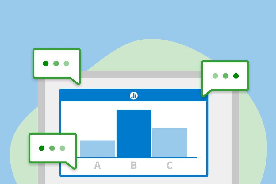 illustration of poll everywhere survey results